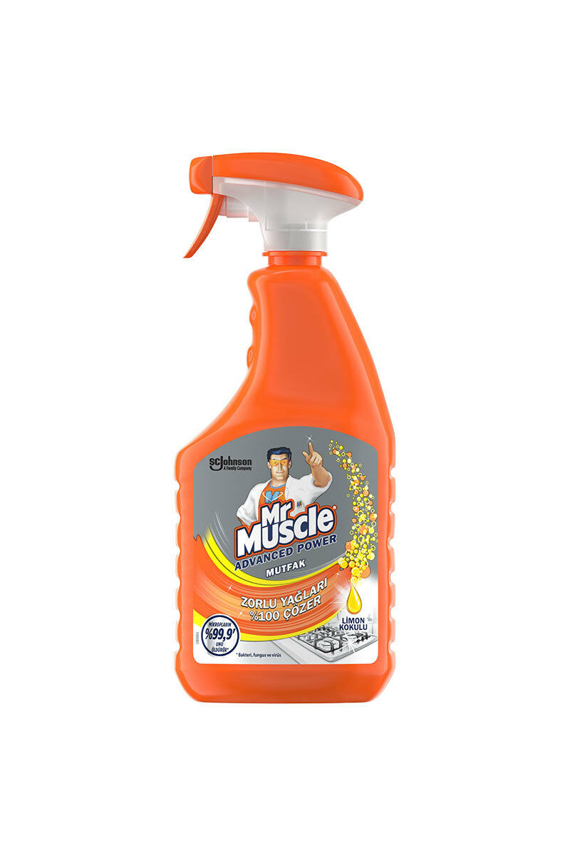 Mr Muscle Limon Kokulu Mutfak Temizleyici Sprey 750 Ml