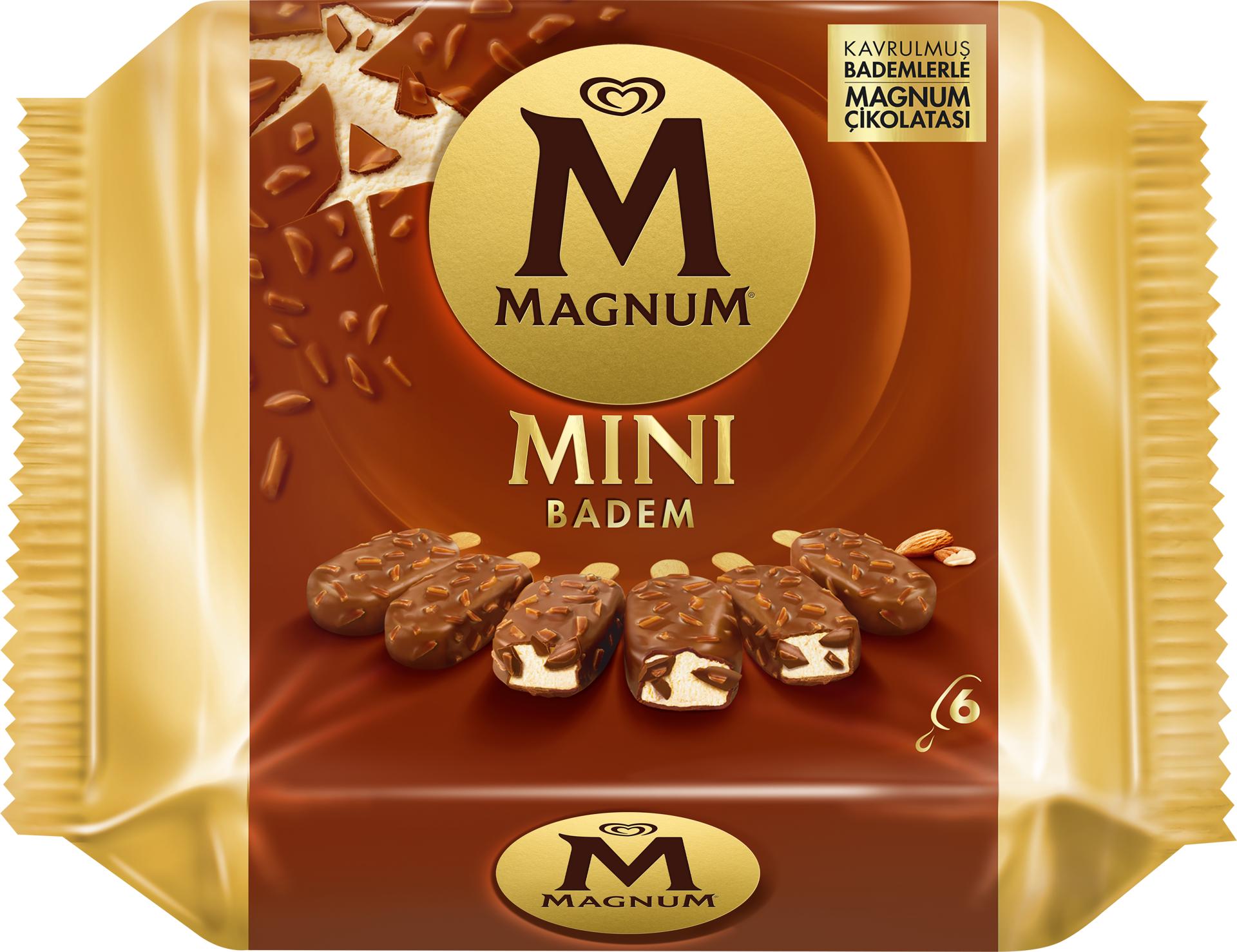 Magnum Mini Bademli Dondurma 345 ML