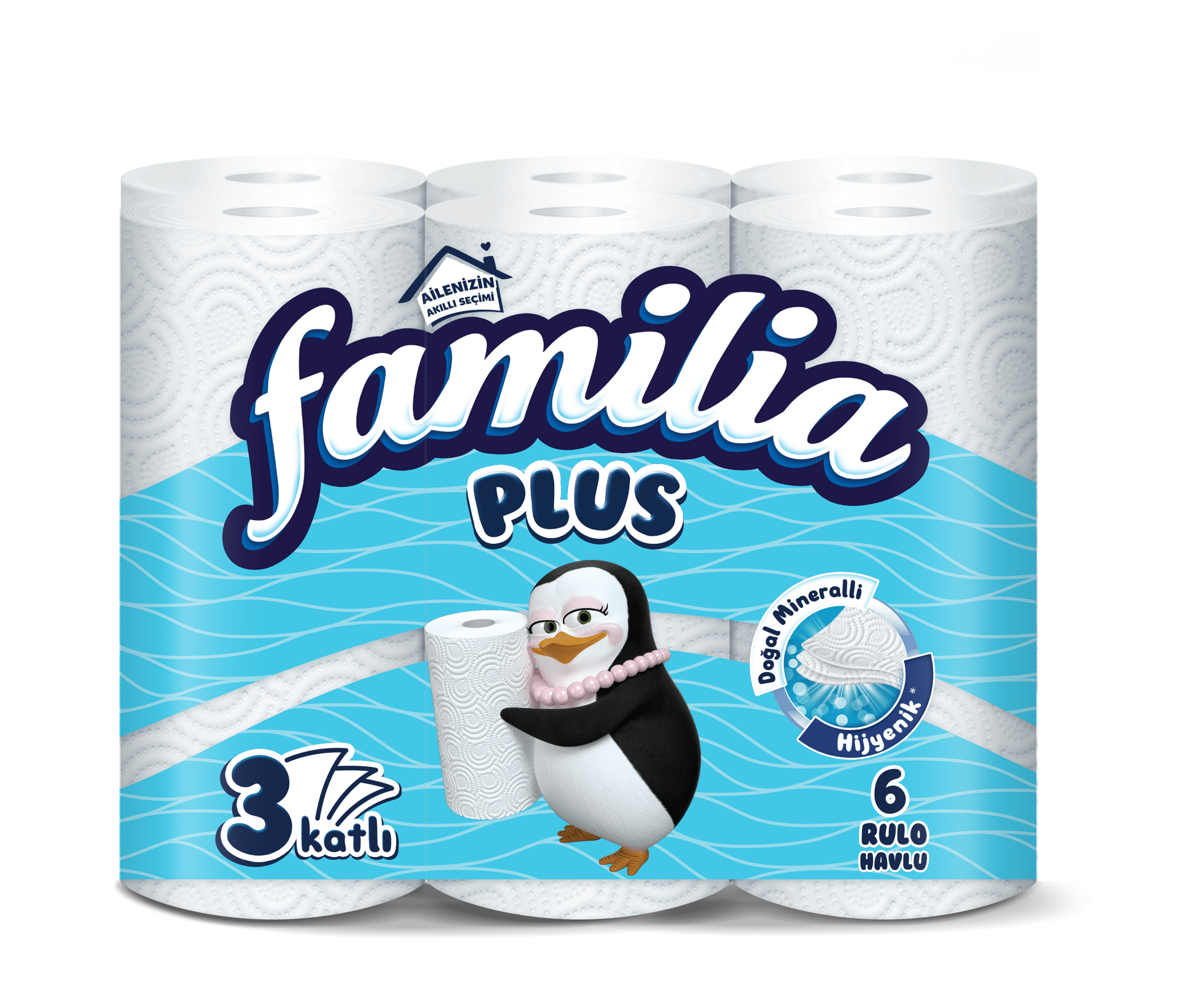 Familia Plus Yağ Emici Kağıt Havlu 6'lı