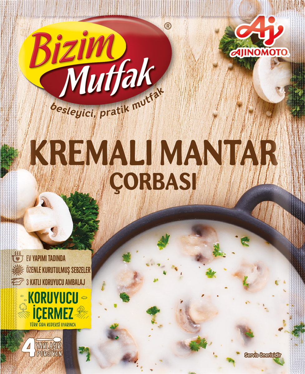 Bizim Mutfak Kremalı Mantar Çorbası