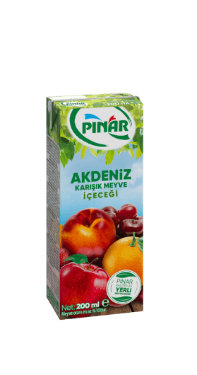 Pınar Akdeniz Karışık Meyve Nektarı 200 Ml