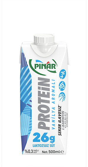 Pınar Protein Vanilya Aromalı Süt 500 Ml