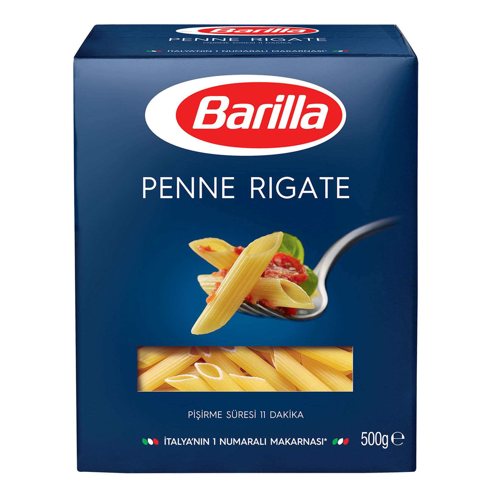 Barilla Penne Rigate (Kalem) 500 Gr