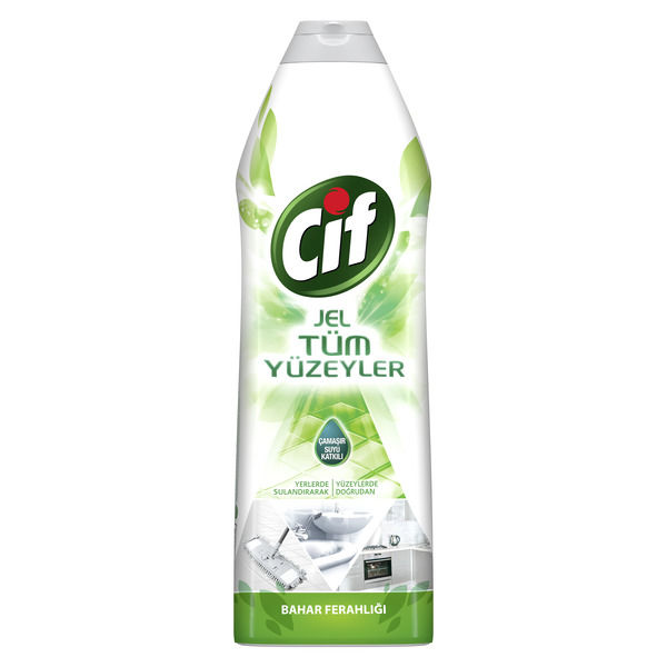 Cif Tüm Yüzeyler Bahar Ferahlığı Jel Yüzey Temizleyici 750 Ml