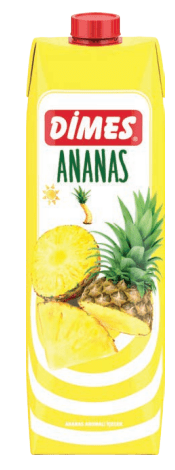 Dimes Ananas Aromalı İçecek Meyve Suyu 1L