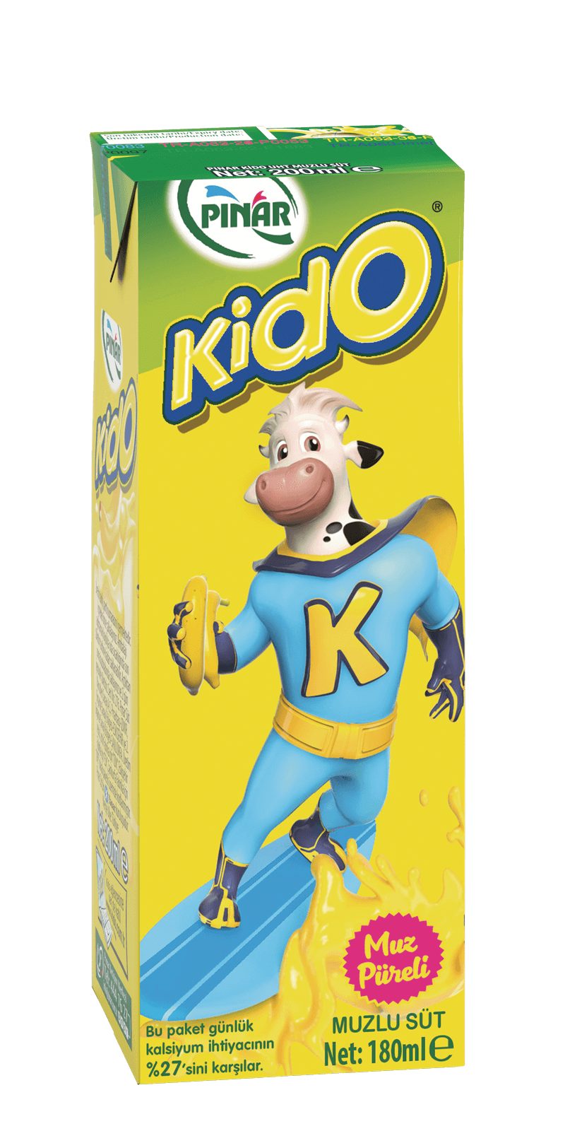 Pınar Kido Muzlu Süt 180 Ml