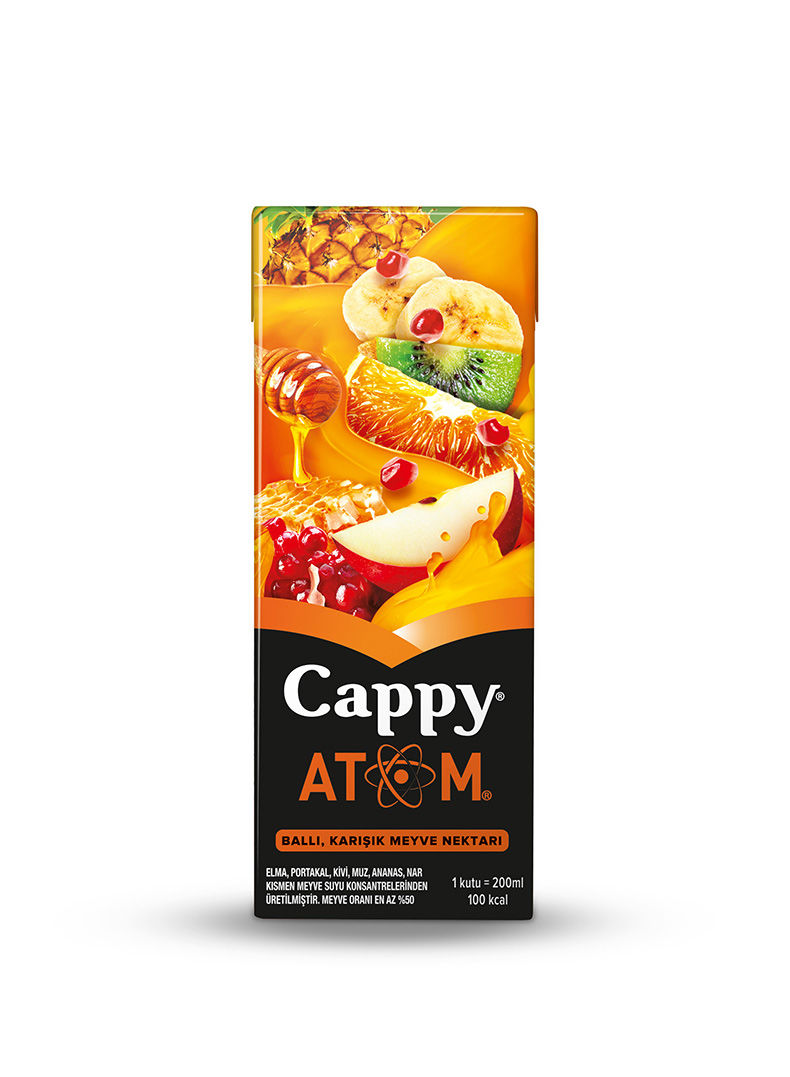 Cappy Atom Ballı Karışık Meyve Nektarı 200 Ml
