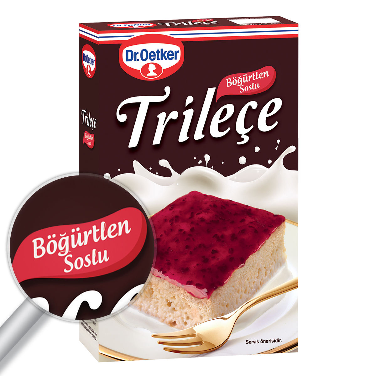 Dr. Oetker Böğürtlen Soslu Trileçe 315 Gr