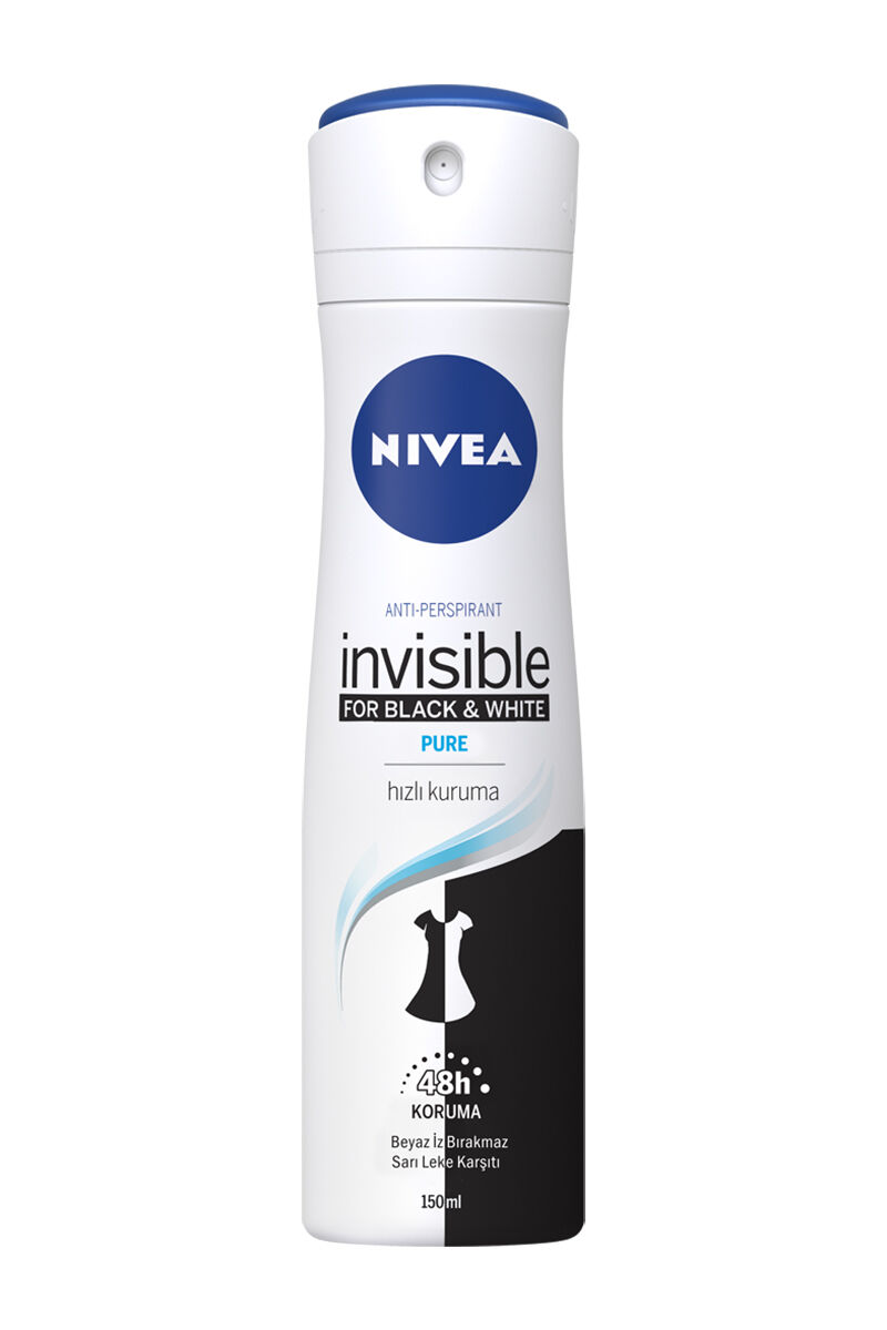 Nivea Invisible Black&White Pure Sprey Deodorant 150 Ml
