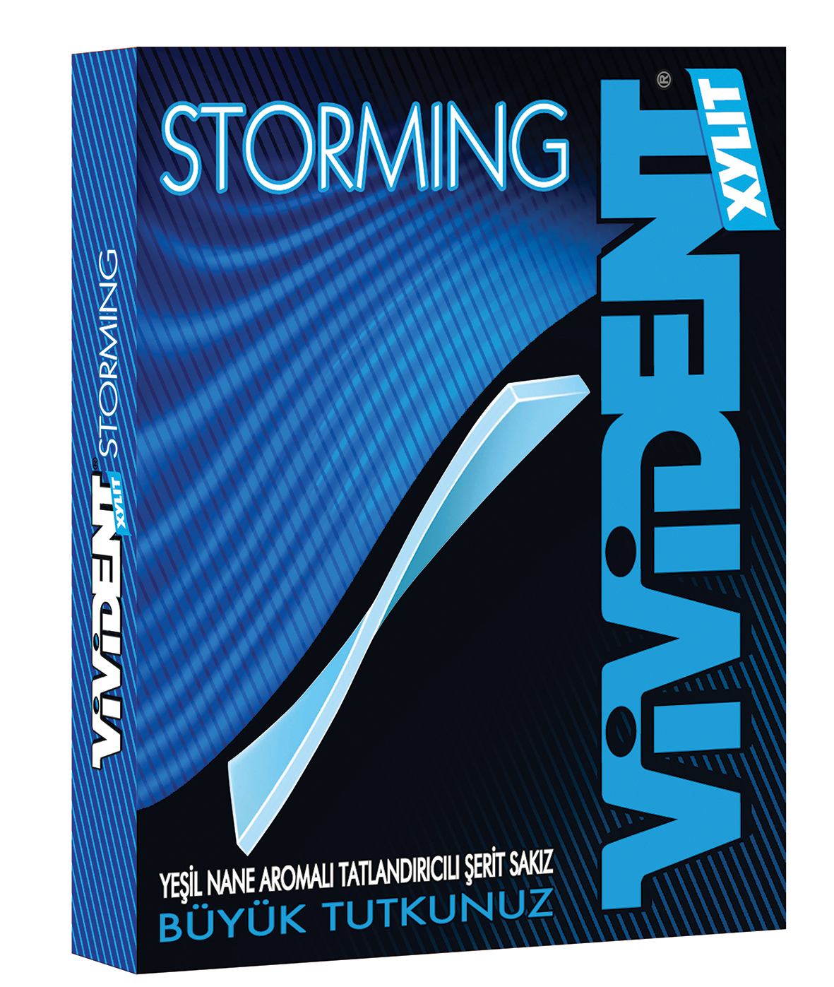 Vivident Storming Yeşil Nane Aromalı Sakız 12'li 33 Gr