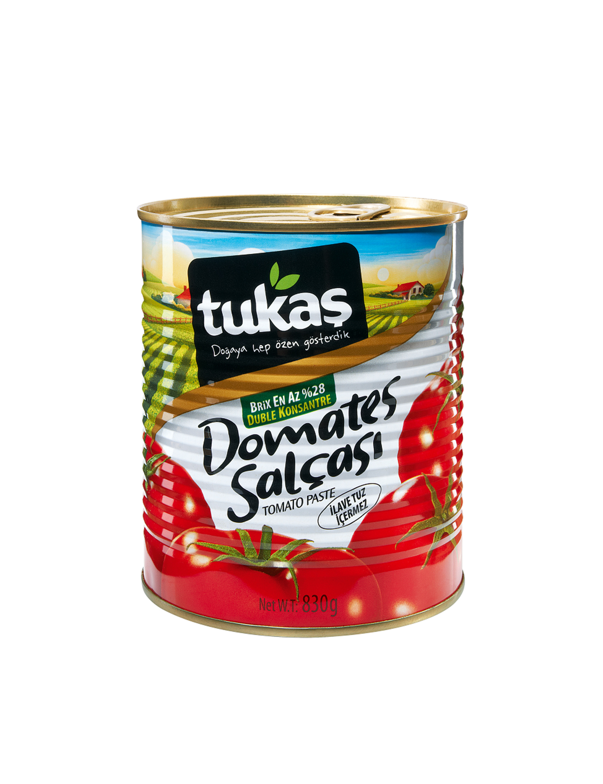Tukaş Domates Salçası (Teneke) 830 Ml