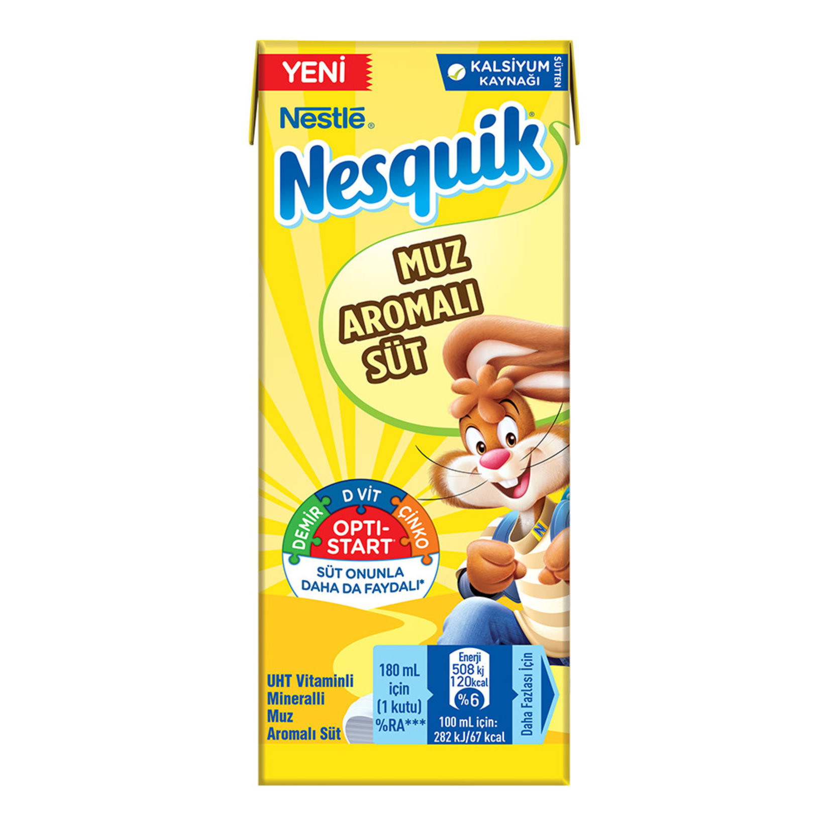 Nestle Nesquik Muzlu Süt 180 Ml