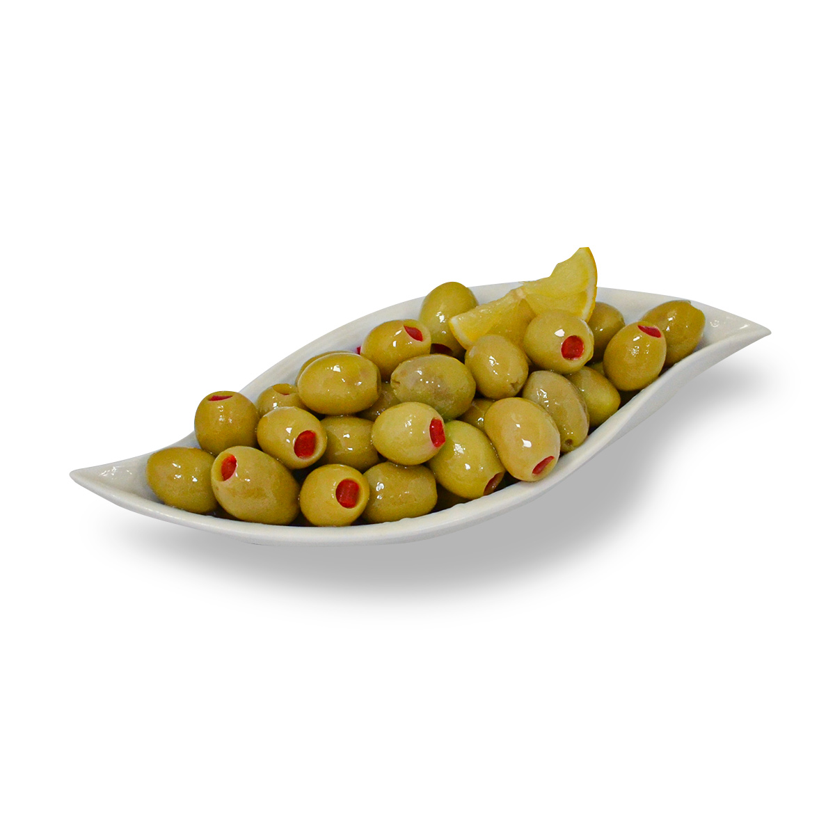 Ovil Lüks Biberli Yeşil Zeytin - 500 Gr.