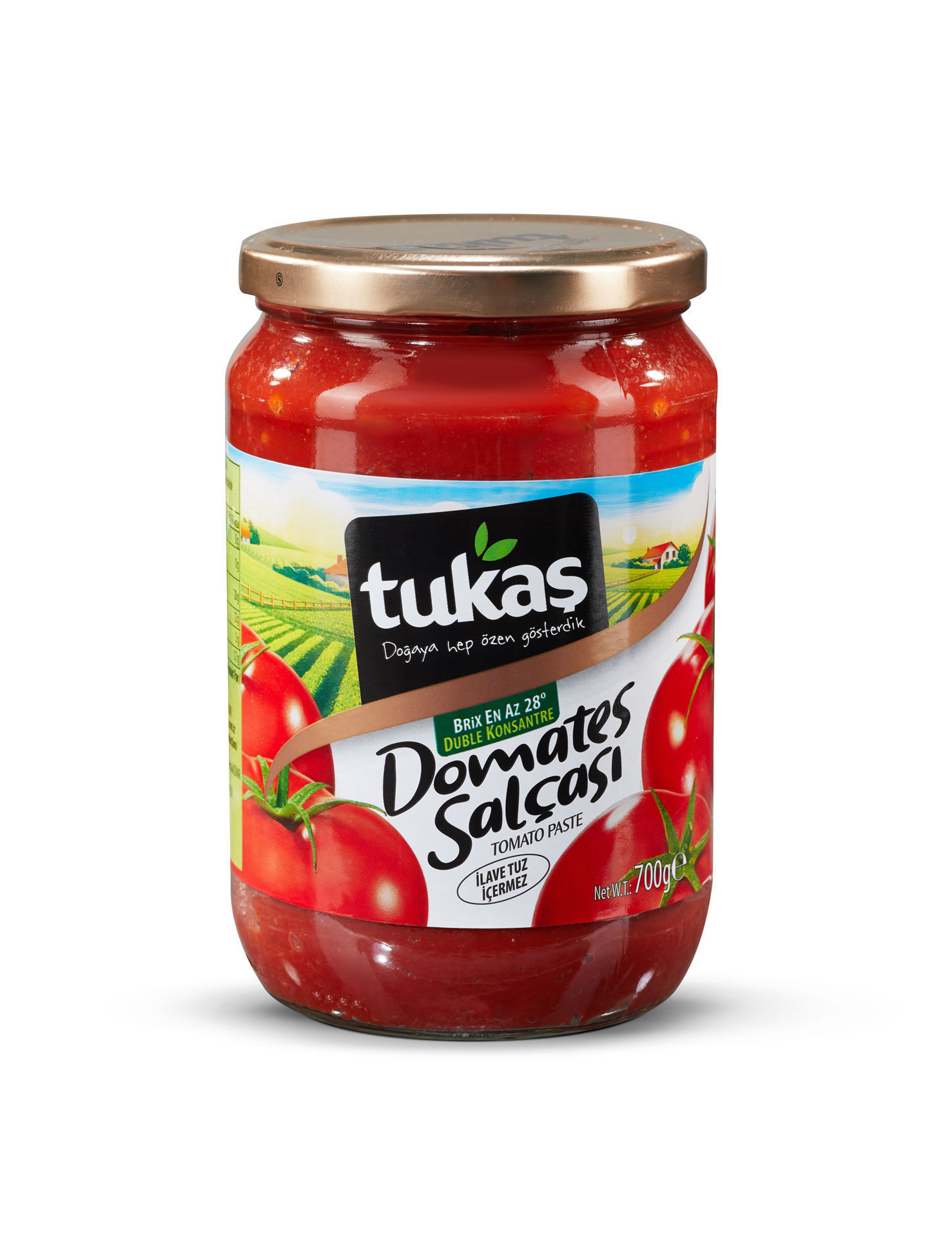 Tukaş Domates Salçası (Cam) 700 Ml