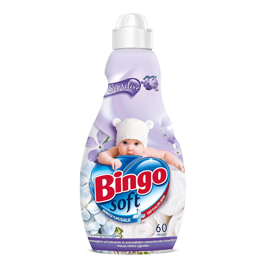 Bingo Soft Sensitive Konsantre Yumuşatıcı 60 Yıkama 1440 Ml