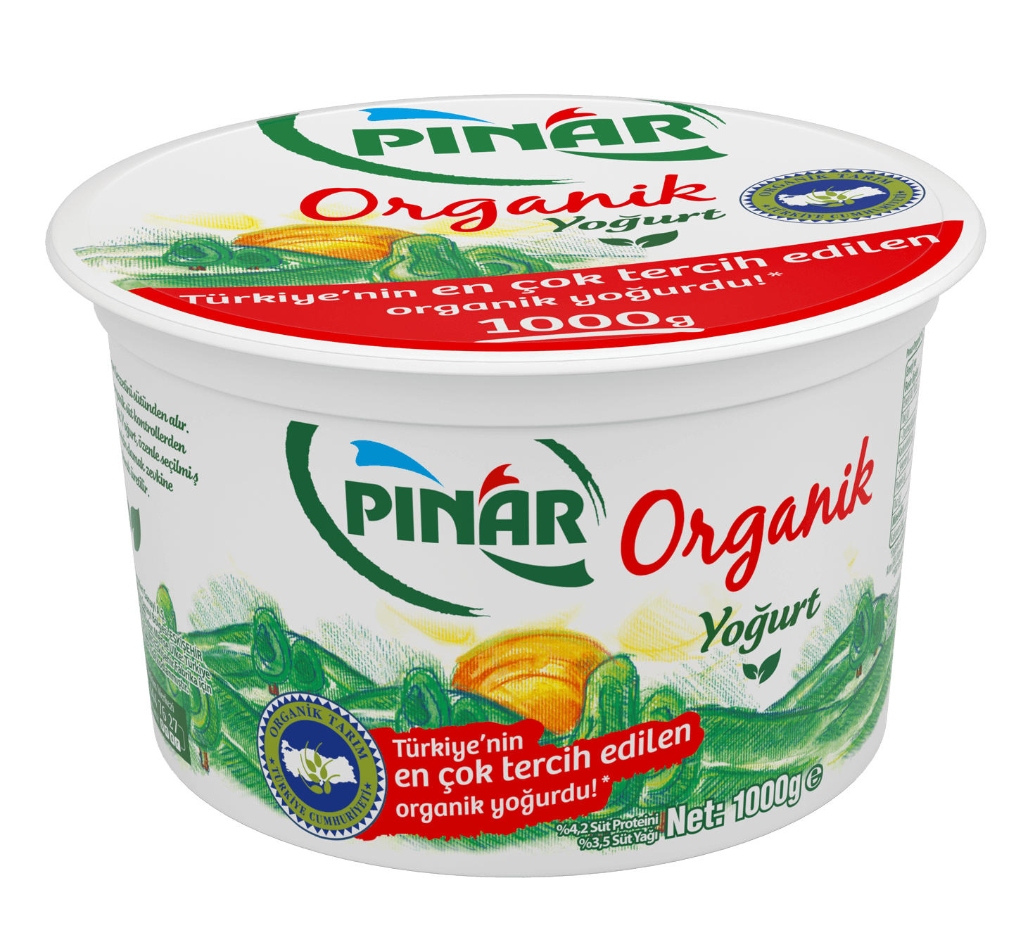 Pınar Organik Yoğurt 1000 Gr