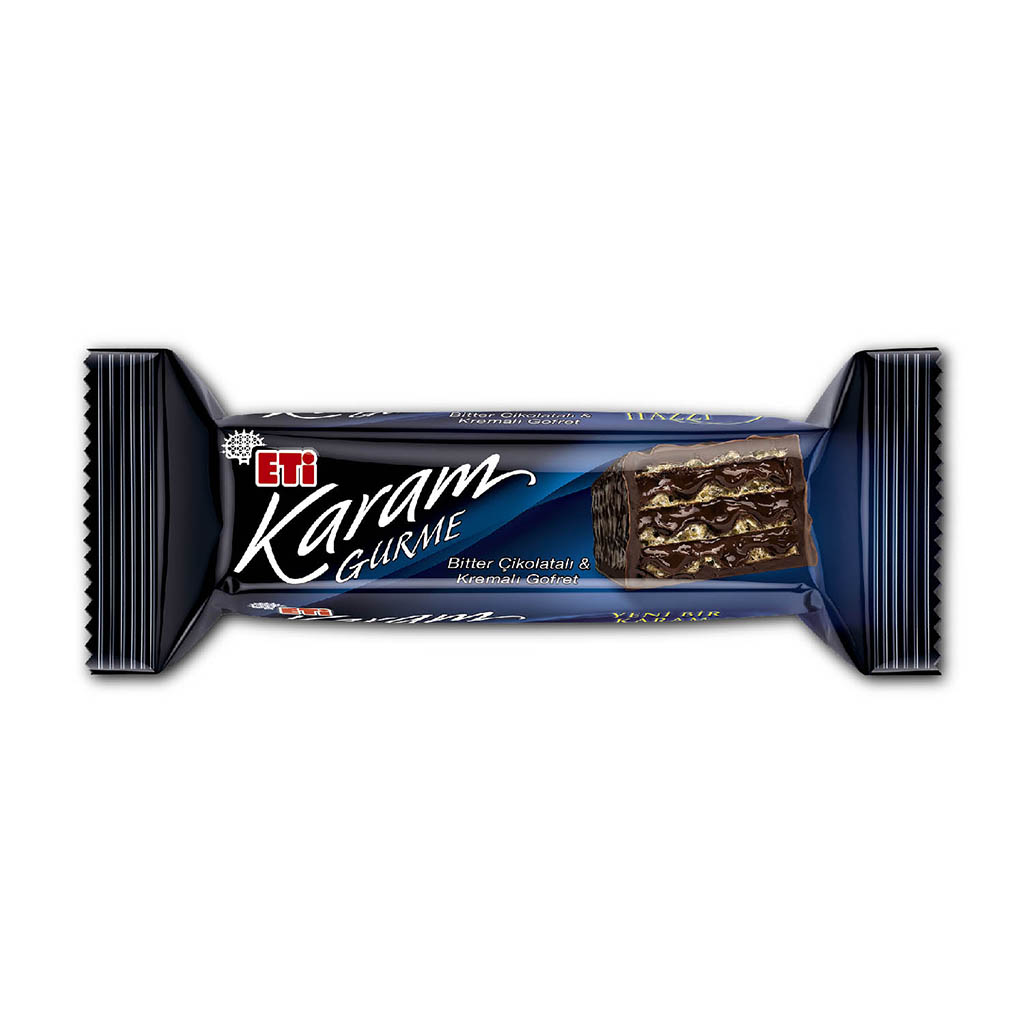 Eti Karam Gurme Bitter Çikolatalı&Kremalı Gofret 50 Gr