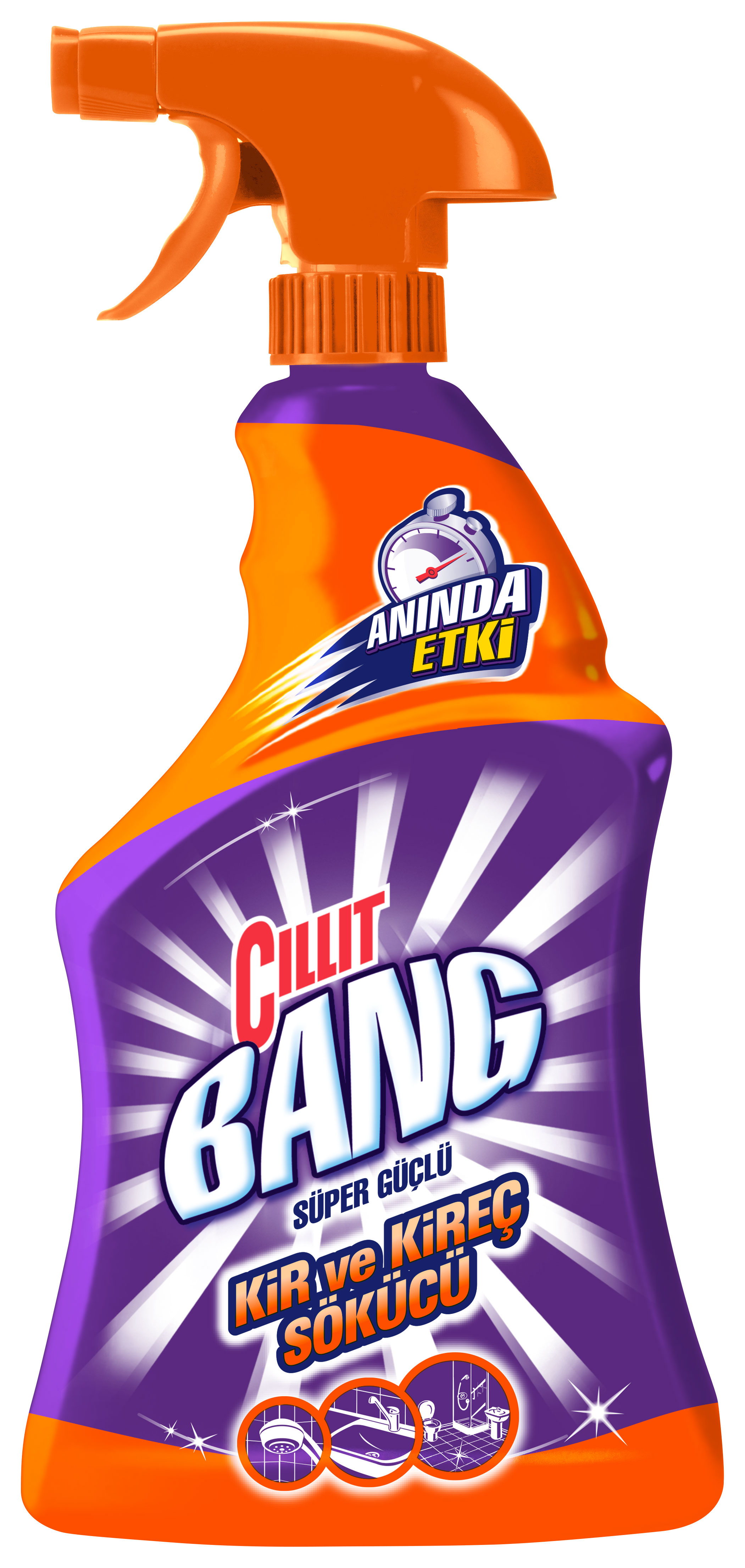 Cillit Bang Kir ve Kireç Sökücü Sprey Banyo Temizleyici 750 Ml