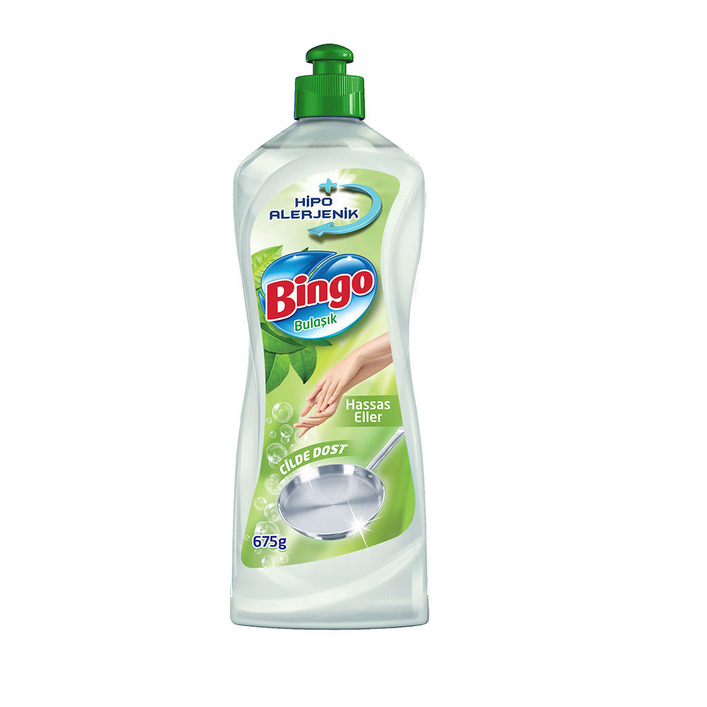 Bingo Dynamic Hassas Eller Sıvı Bulaşık Deterjanı 675 Gr