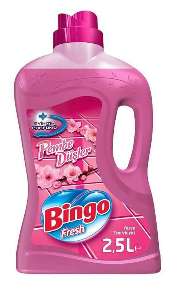 Bingo Fresh Pembe Düşler Yüzey Temizleyicisi 2,5 Lt