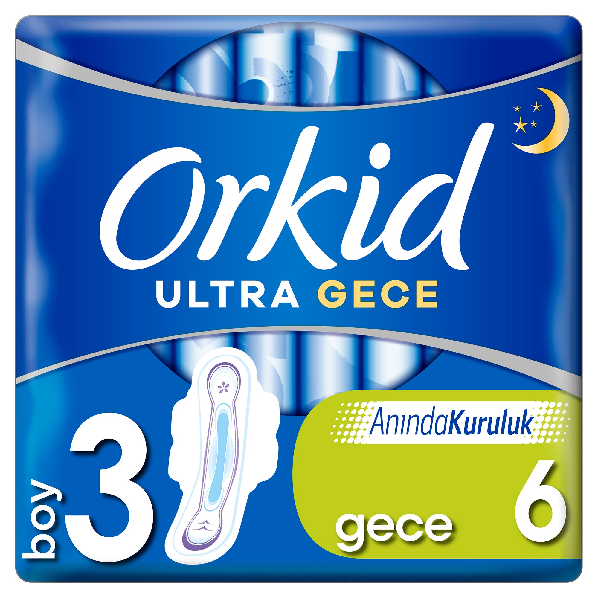 Orkid Ultra Extra Gece Hijyenik Ped 6'lı