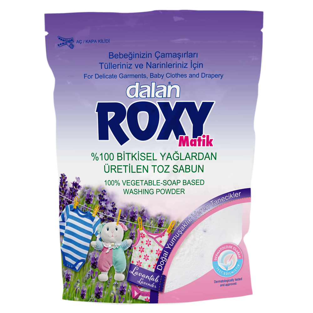 Dalan Roxy %100 Bitkisel Yağlardan Oluşan Lavantalı Toz Sabun 800 Gr