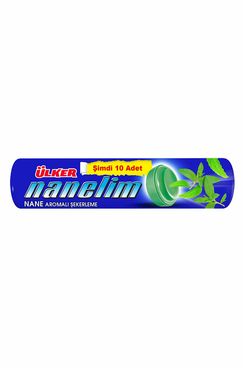 Ülker Nanelim Nane Aromalı Rulo Şeker 36 Gr