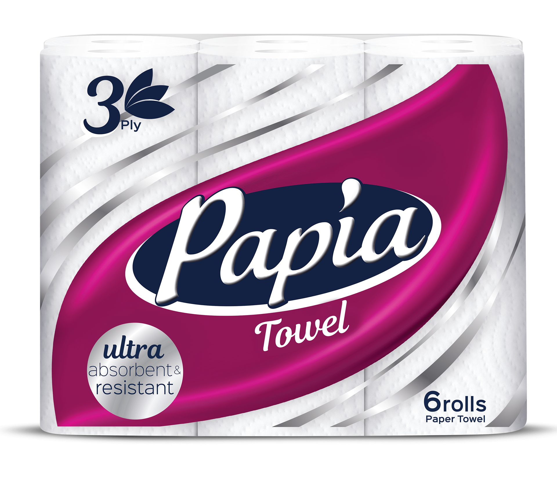 Papia 3 Katlı Kağıt Havlu 6'lı