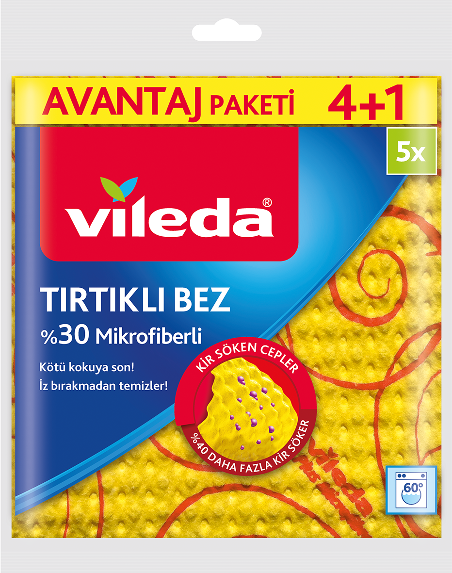 Vileda Temizlik Bezi 4'lü