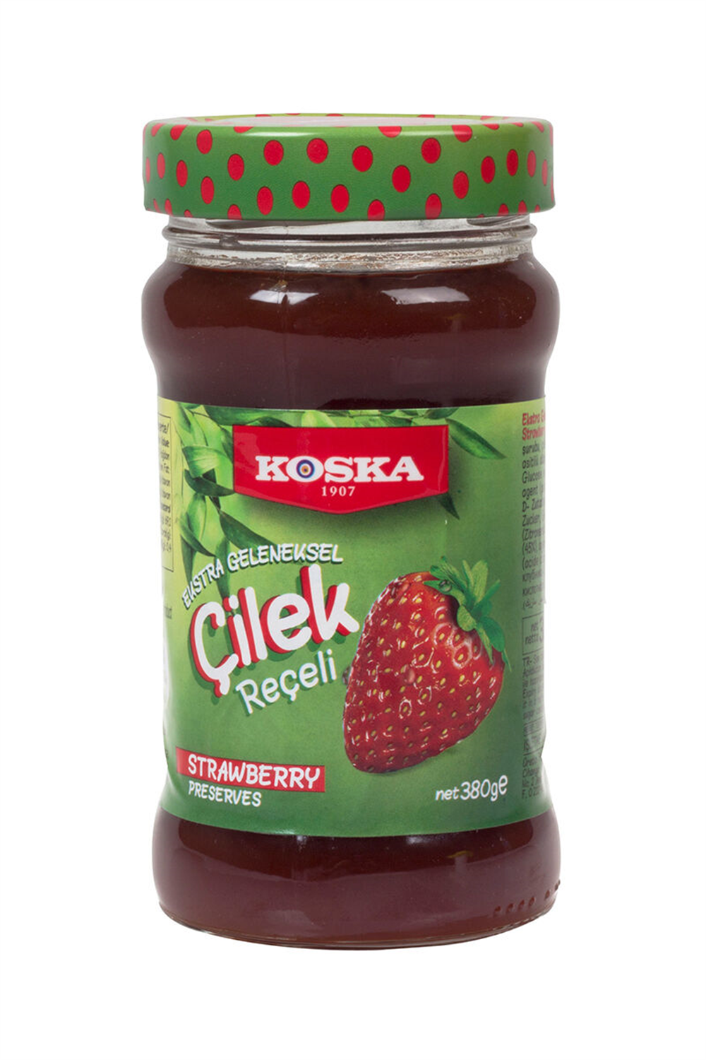 Koska Ekstra Geleneksel Çilek Reçeli 380 Gr