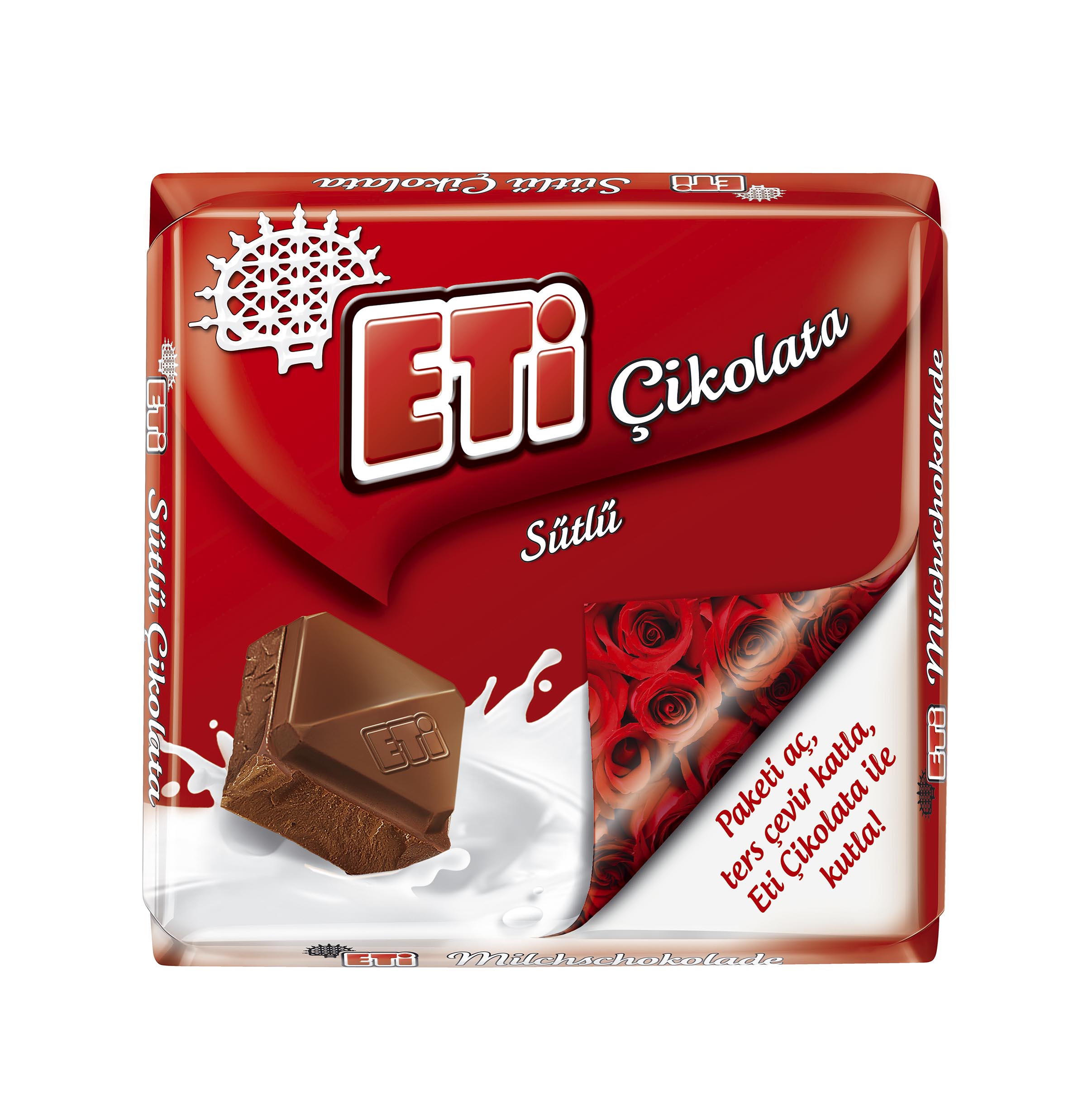 Eti Sütlü Kare Çikolata 65 Gr