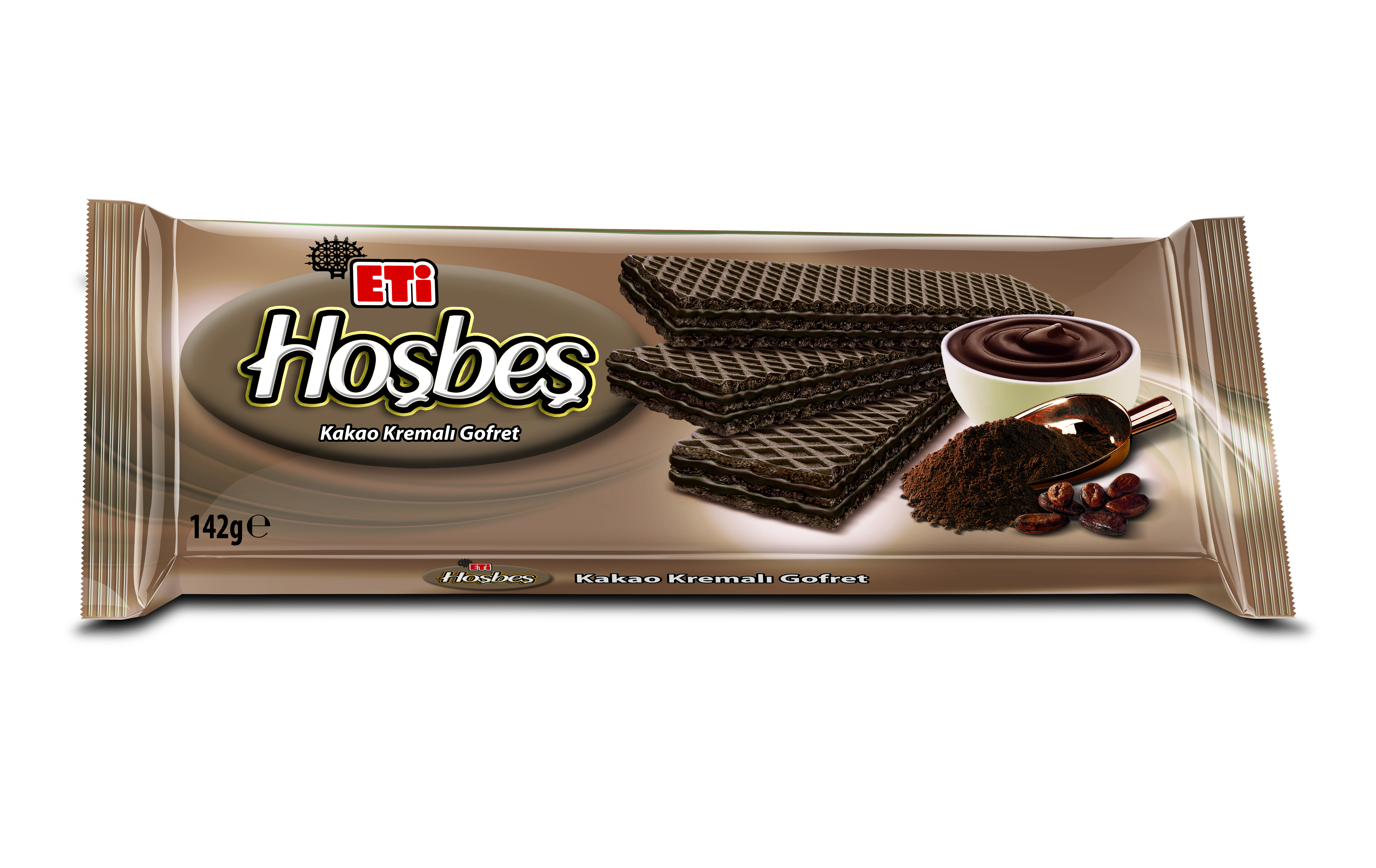 Eti Hoşbeş Kakao Kremalı Gofret 142 Gr