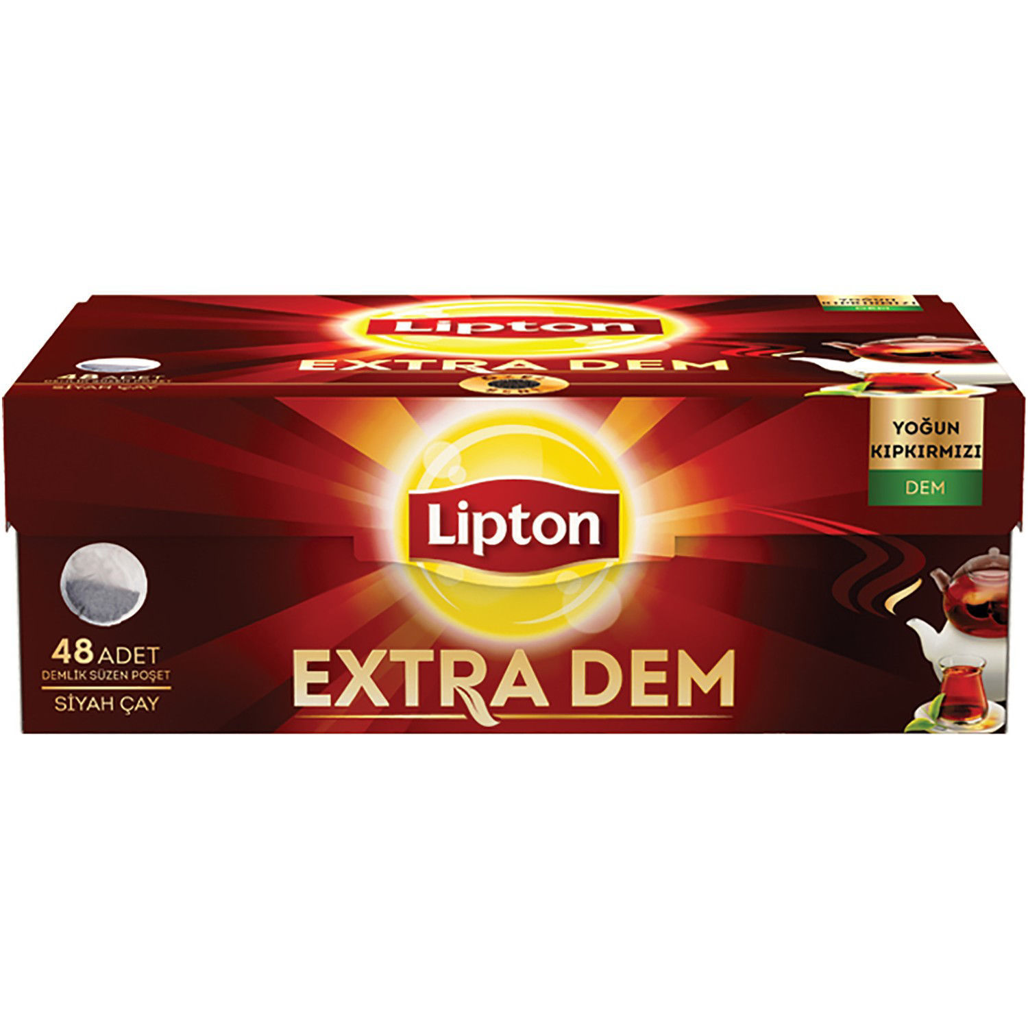 Lipton Extra Dem Demlik Poşet Çay 48'li