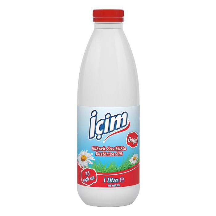 İçim Tam Yağlı Pastörize Süt Pet 1 Lt