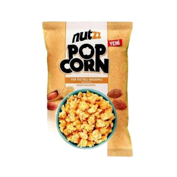 Nutzz Yer FIstıklı&Bademli Popcorn 85 Gr