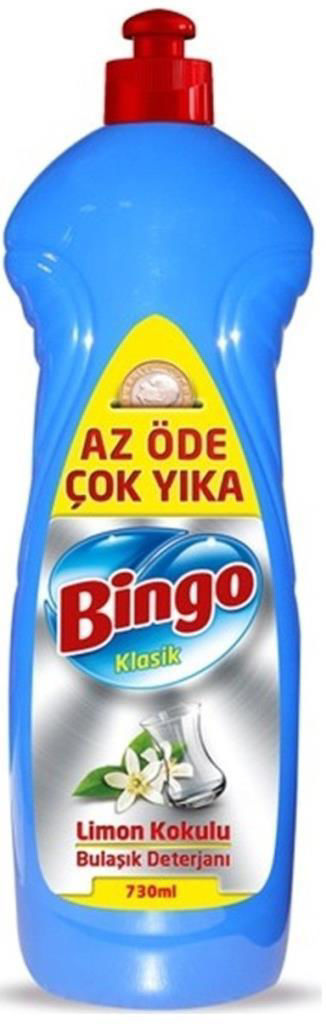 Bingo Klasik Limon Kokulu Sıvı Bulaşık Deterjanı 730 Ml