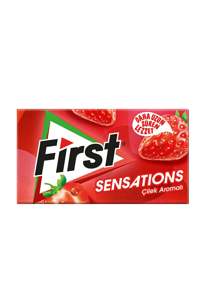 First Sensations Çilek Aromalı Sakız 14'lü