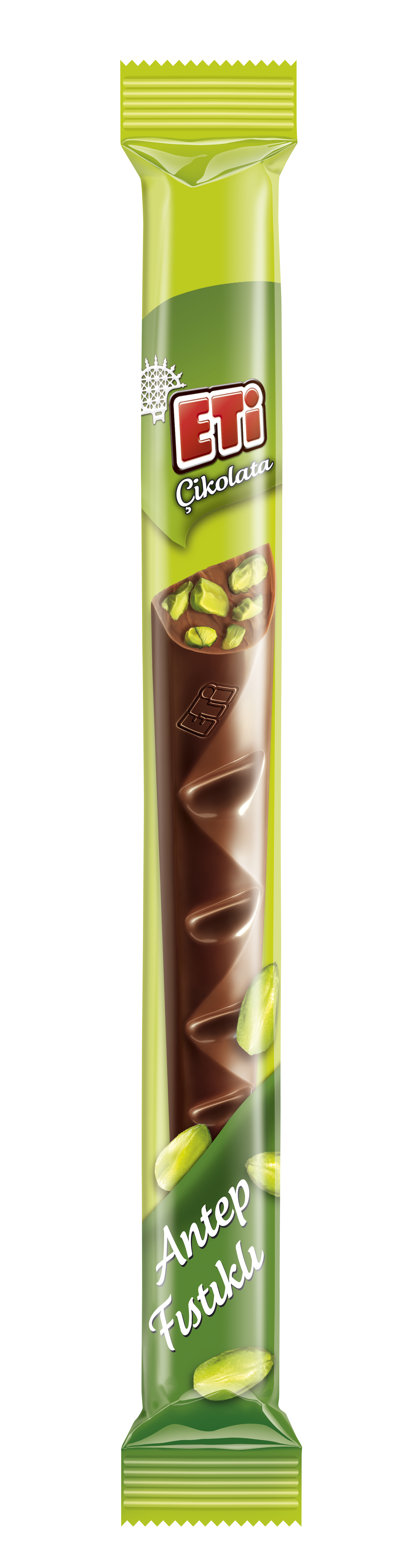 Eti Çikolata Keyfi Antep Fıstıklı Uzun Çikolata 34 Gr