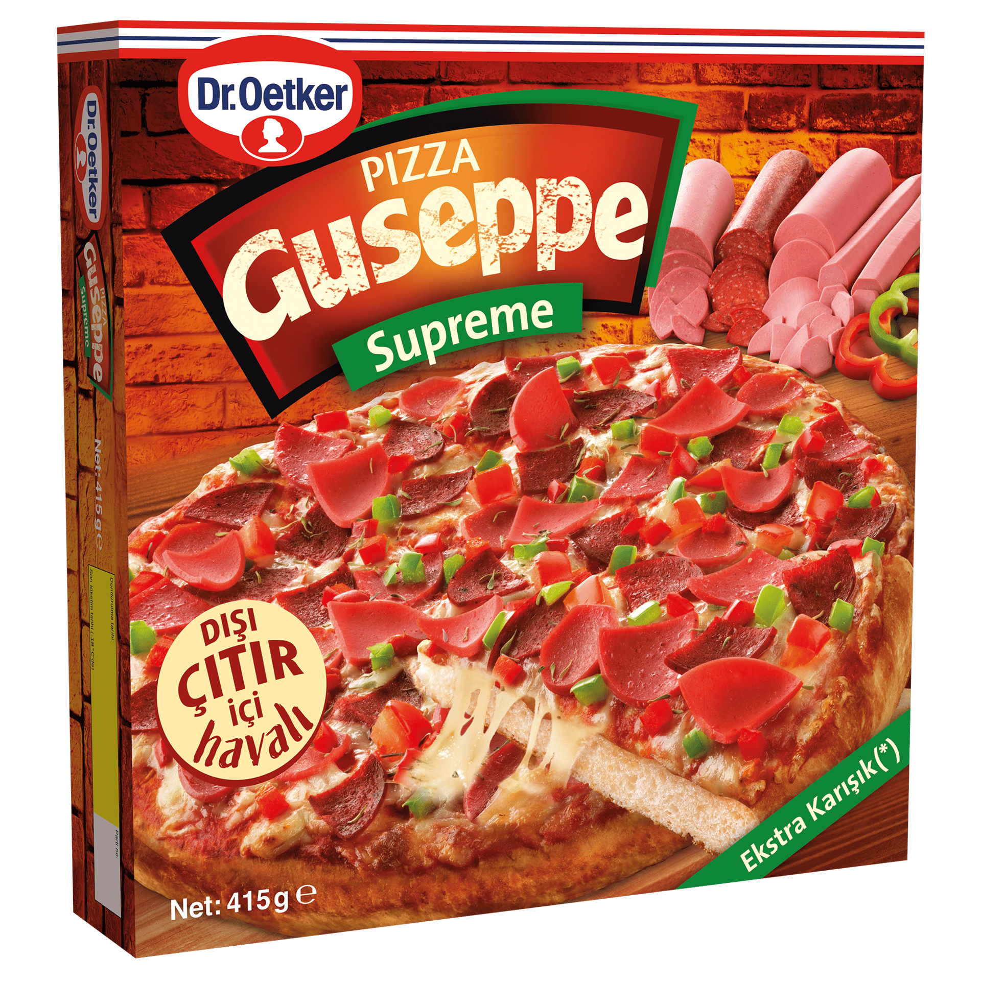Dr.Oetker Guseppe Supreme Karışık Pizza 415 Gr