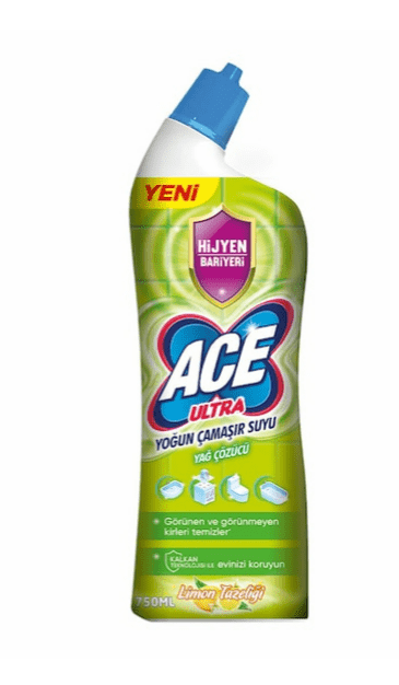 Ace Ultra Power Jel Çiçek Kokulu Çamaşır Suyu &Yağ Çözücü 810 Gr
