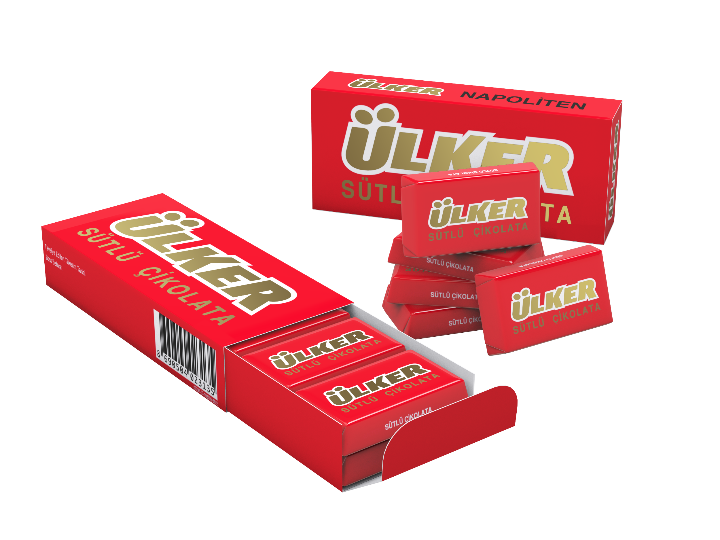 Ülker Napoliten Sütlü Çikolata 33 Gr