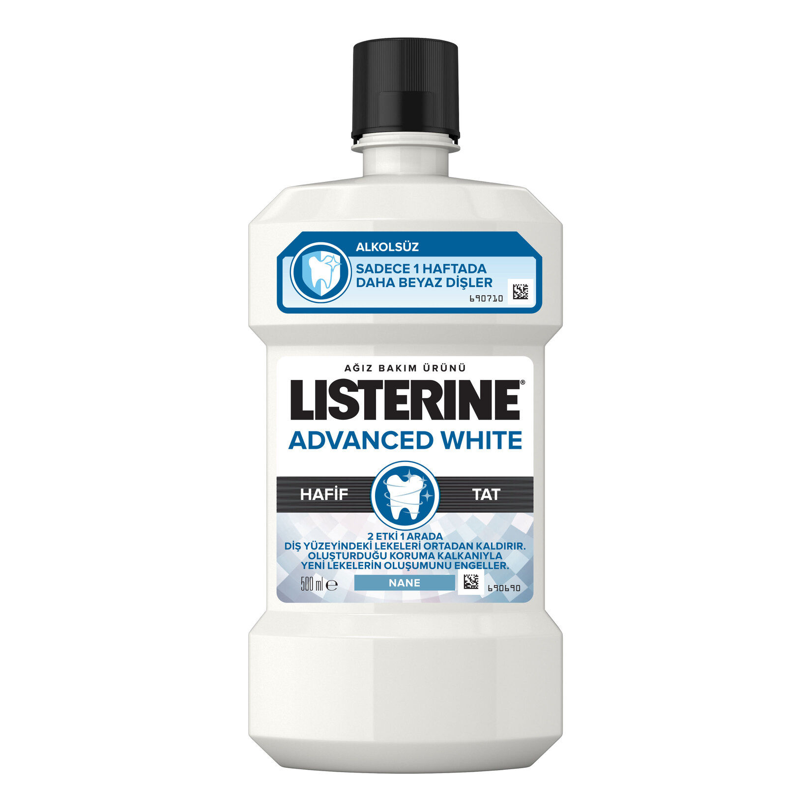 Listerine Advanced White Nane Aromalı Ağız Bakım Suyu 500 Ml