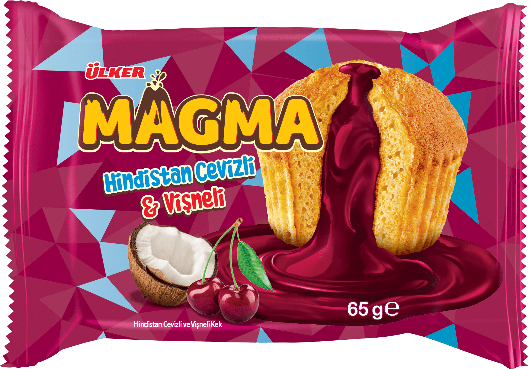 Ülker Dankek Magma H.Cevizli-Vişne Soslu 65Gr
