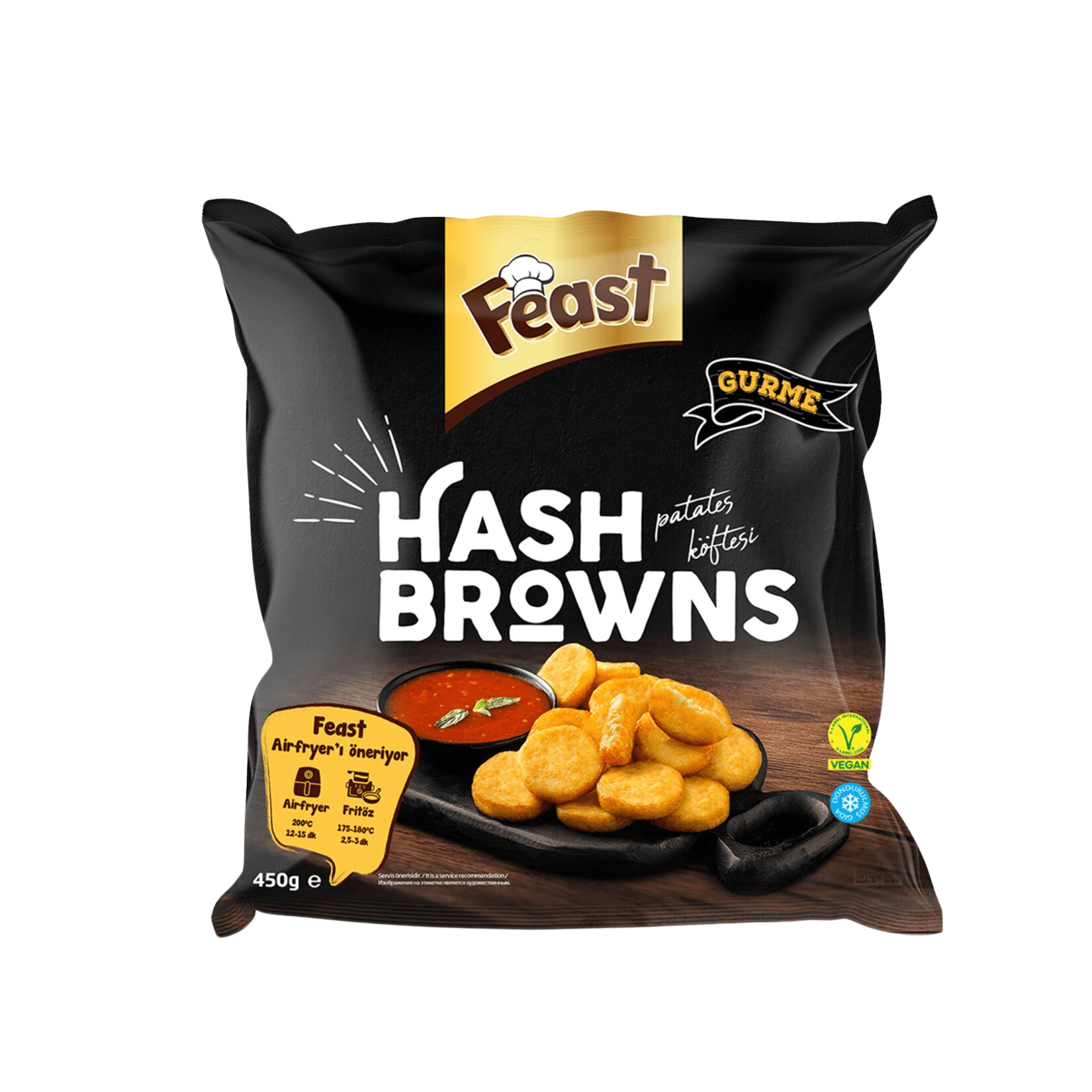 Feast Dondurulmuş Hashbrown 20x450 Gr