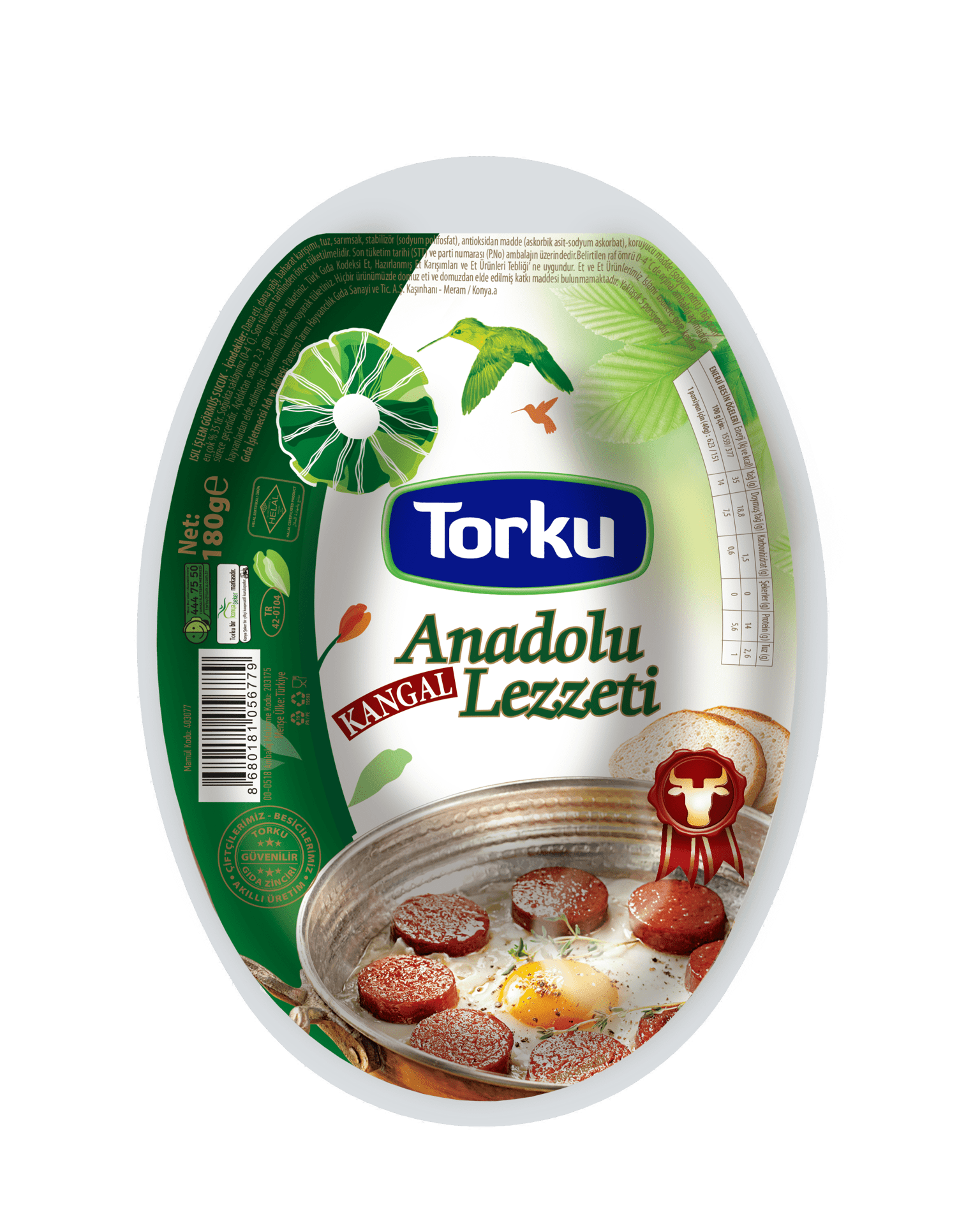Torku Isılı İşlem Görmüş Vakum Sucuk 180 Gr