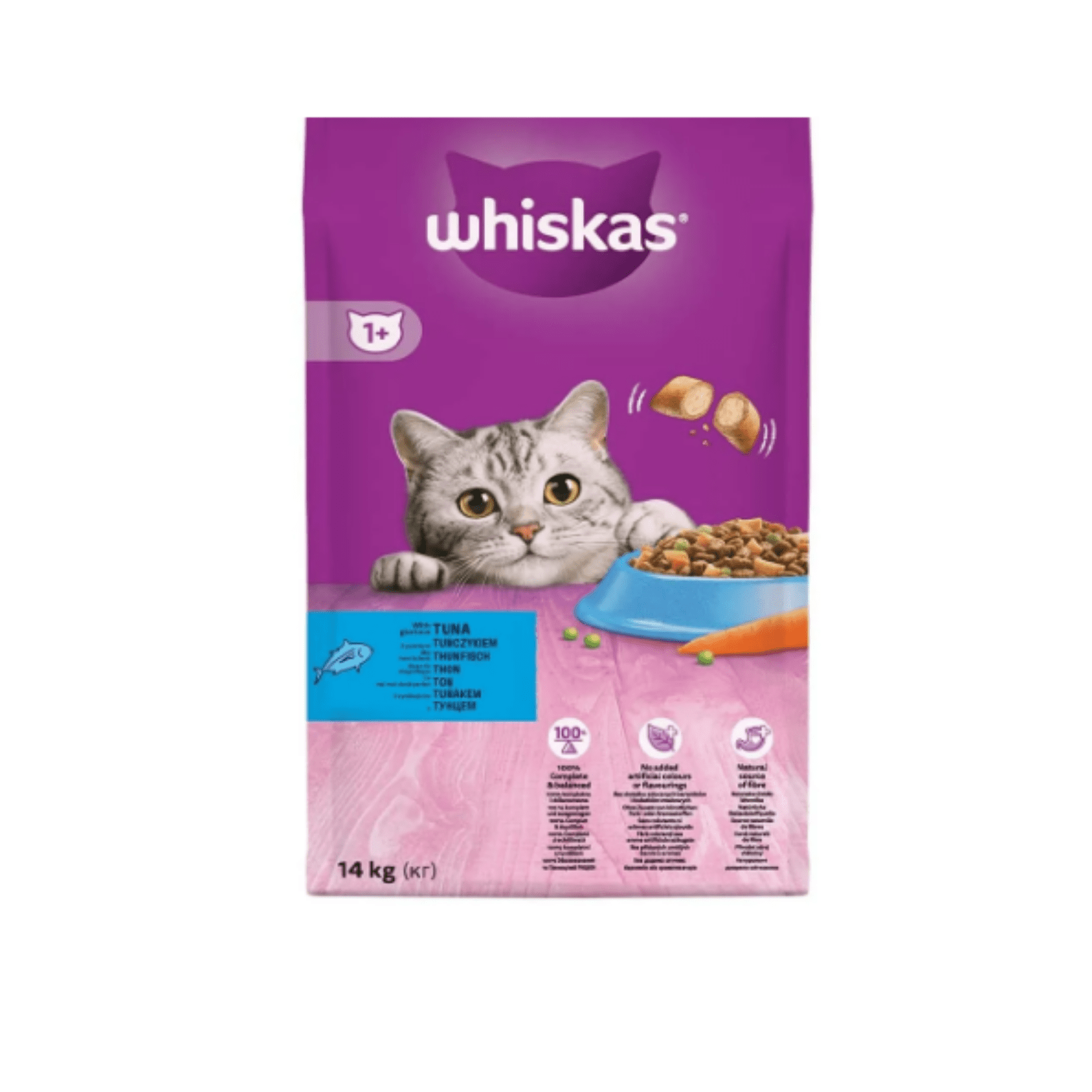 Whiskas Ton Balıklı&Sebzeli Kedi Maması 1400 Gr