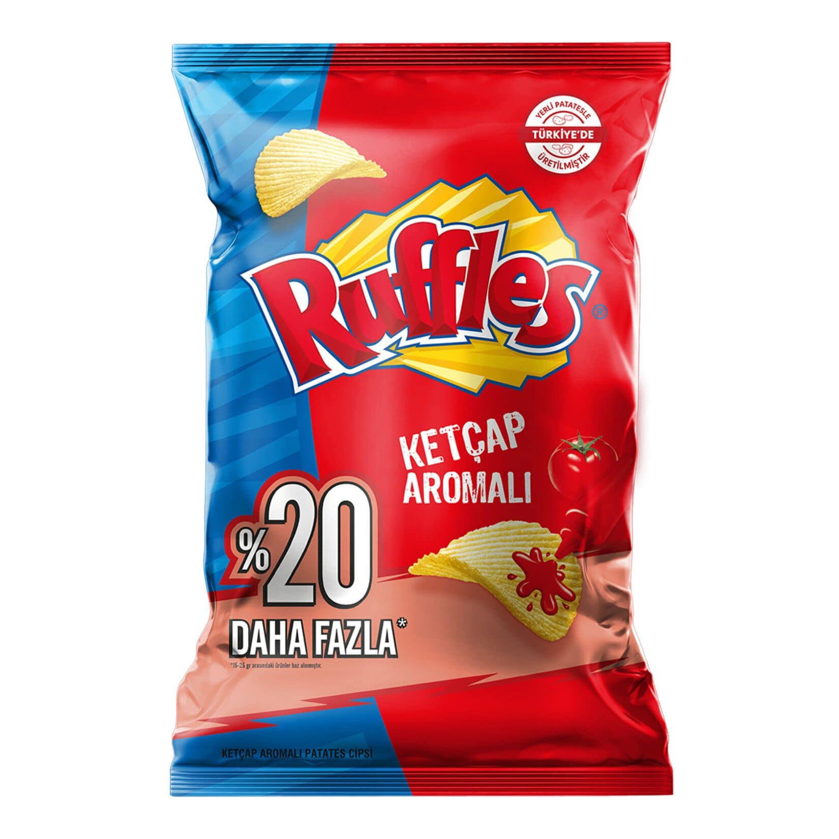 Ruffles Ketçaplı Parti Boy Patates Cipsi 160 Gr