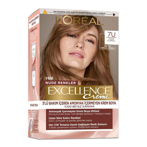 L'Oréal Paris Excellence Creme Nude Renkler 7 Saç Boyası