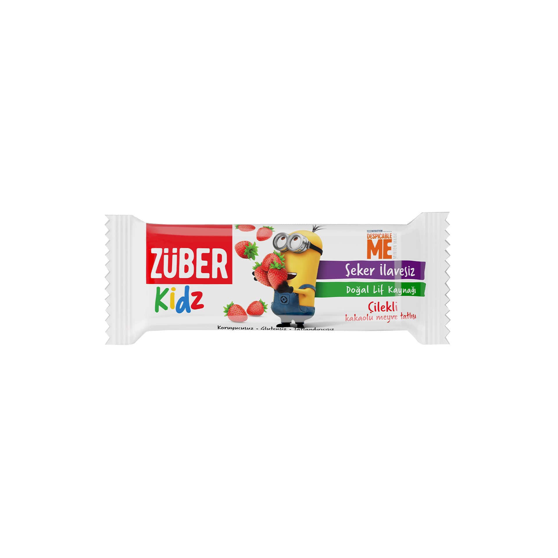 Züber Kidz Çilekli Meyve Topu 42gr