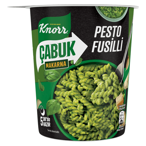 Knorr Pesto Fusilli Çabuk Bardak Makarna 65 GR